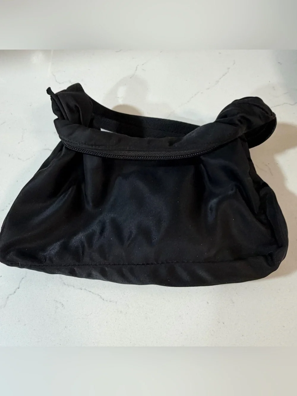 🔥Authentic Prada Tessuto Nylon Mini Hobo Bag | Black | (Reissue $1320.00)